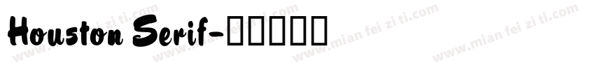 Houston Serif字体转换